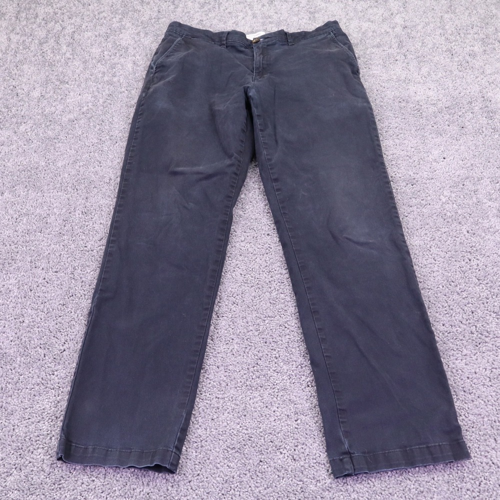 Amazon Essentials Chino Pants Mens 34x34 Navy Blue Straight Fit Casual Workwear